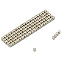 first4magnetsTM F305-100 Imán de neodimio N42 diámetro x 1 mm de Grosor – 0-025 kg de tracción (Paquete de 100)- 1mm dia…
